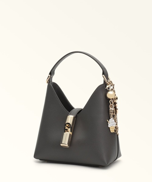 FURLA（フルラ）の「フルラ ハッシュタグ (Furla Hashtag) チャーム（キーホルダー・レディース・ホワイト×ゴールド・ONE SIZE）」の2枚目の写真