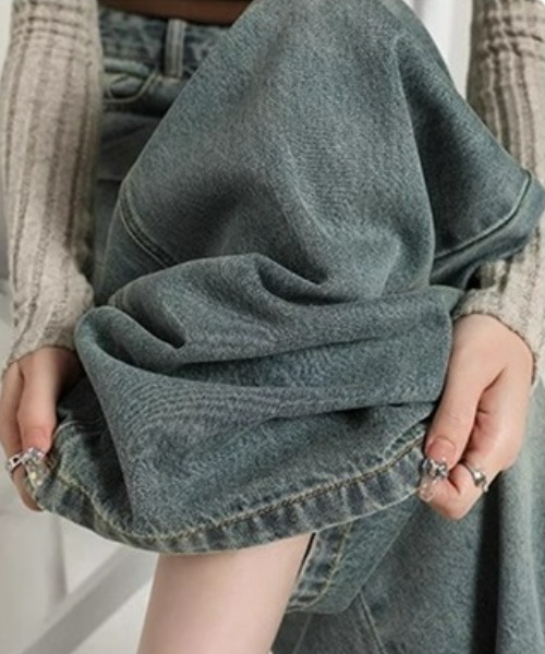 REBALANCE（リバランス）の「ワイドデニムパンツ（デニムパンツ・レディース・A・LARGE/X-LARGE/MEDIUM）」の8枚目の写真