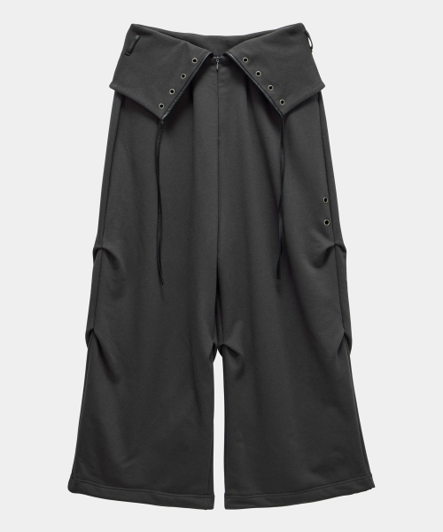 ETRE AU SOMMET(エトレオソメ)の「Double Rib Pintuck Training Pants (Dark Gray)(スウェットパンツ・レディース・ダークグレー・FREE)」の9枚目の写真