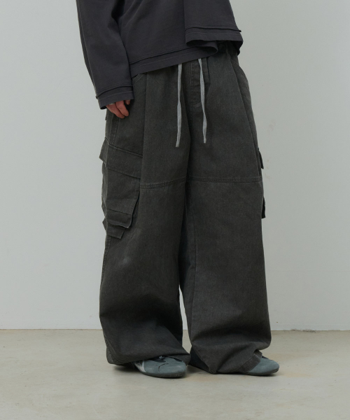 DESIRED(デシレッド)の「カーゴ切り替えパンツ-FASK2201B03(その他パンツ・レディース・ブラック・MEDIUM/LARGE/X-LARGE)」の4枚目の写真