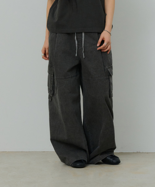 DESIRED(デシレッド)の「カーゴ切り替えパンツ-FASK2201B03(その他パンツ・レディース・ブラック・MEDIUM/LARGE/X-LARGE)」の7枚目の写真
