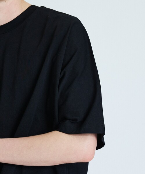 ABAHOUSE GRAY（アバハウスグレイ）の「ヘビーウェイト ドルマンバレル Tシャツ（Tシャツ/カットソー・メンズ・グレイッシュブルー/ブラック/ホワイト/ブラウン・フリー）」の10枚目の写真