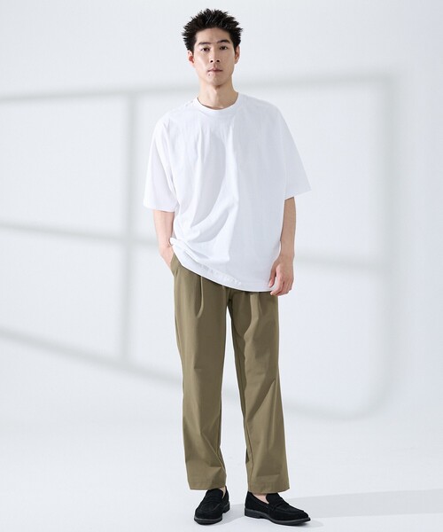 ABAHOUSE GRAY（アバハウスグレイ）の「ヘビーウェイト ドルマンバレル Tシャツ（Tシャツ/カットソー・メンズ・グレイッシュブルー/ブラック/ホワイト/ブラウン・フリー）」の19枚目の写真