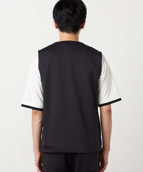 COMME CA ISM(コムサイズム)の「【セットアップ対応】ダンボールニット ベスト(ベスト・メンズ・ブラック/チャコール・MEDIUM/LARGE)」の11枚目の写真