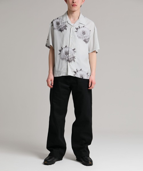 DELUXE(デラックス)の「DELUXE x Kosuke Kawamura Flower Shirts(シャツ/ブラウス・メンズ・ホワイト/ブラック・MEDIUM/SMALL/LARGE)」の9枚目の写真