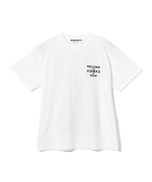 Ray BEAMS(レイビームス)の「〈WOMEN〉FUJI ROCK FESTIVAL'26 / YUICHIRO TAMAKI / FUJI ROCK IN EDSWAN TEE(Tシャツ/カットソー・レディース・ホワイト・SMALL)」の2枚目の写真
