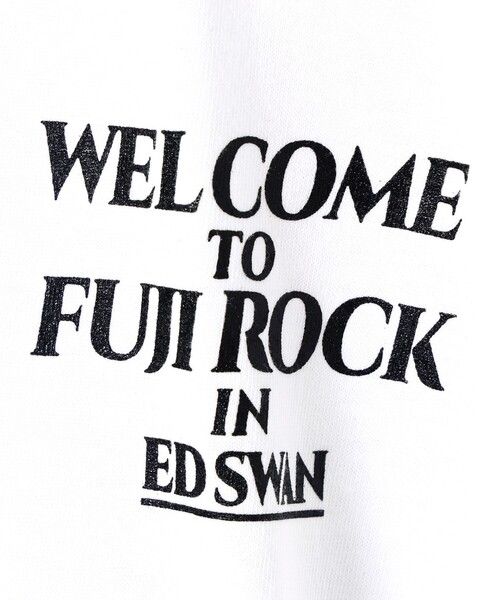Ray BEAMS(レイビームス)の「〈WOMEN〉FUJI ROCK FESTIVAL'26 / YUICHIRO TAMAKI / FUJI ROCK IN EDSWAN TEE(Tシャツ/カットソー・レディース・ホワイト・SMALL)」の4枚目の写真