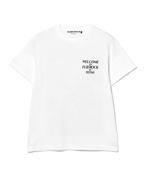 Ray BEAMS(レイビームス)の「〈WOMEN〉FUJI ROCK FESTIVAL'26 / YUICHIRO TAMAKI / FUJI ROCK IN EDSWAN TEE(Tシャツ/カットソー・レディース・ホワイト・SMALL)」の6枚目の写真