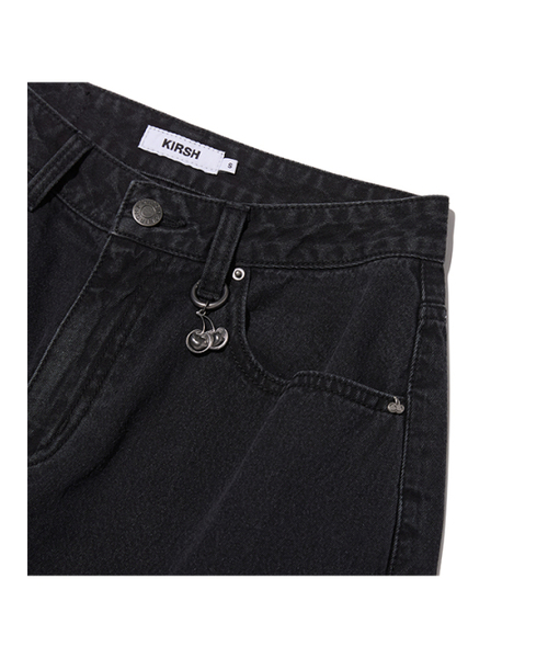 KIRSH（キルシー）の「キルシ サマー ワイドフィット デニムパンツ [ブラック]（デニムパンツ・レディース・その他・MEDIUM/SMALL）」の4枚目の写真