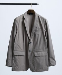 ABAHOUSE GRAY | 【セットアップ対応/WEB限定】360°ストレッチ リップストップ レギュラージャケット / 吸水速乾 / 遮熱 / UVカット(テーラードジャケット)