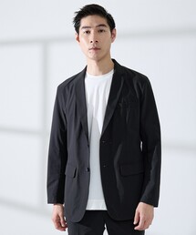ABAHOUSE GRAY | 【レギュラーフィット】360°ストレッチ リップストップ ジャケット / セットアップ対応 / WEB限定(テーラードジャケット)
