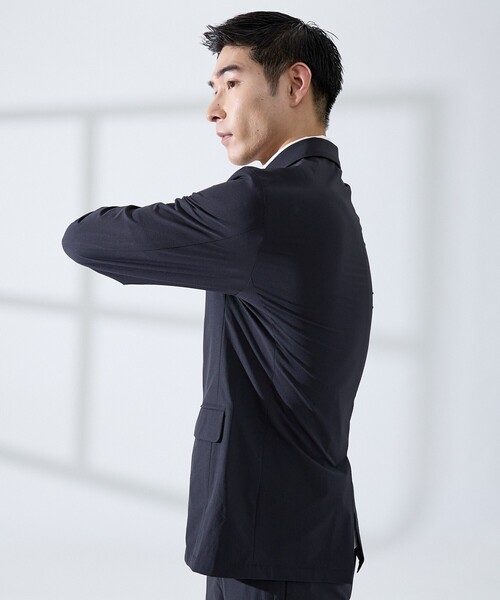 ABAHOUSE GRAY（アバハウスグレイ）の「【レギュラーフィット】360°ストレッチ リップストップ ジャケット / セットアップ対応 / WEB限定（テーラードジャケット・メンズ・チャコールグレー/ブラック/ネイビー・48/44/50/46）」の16枚目の写真