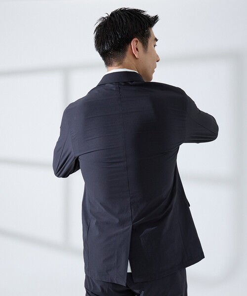 ABAHOUSE GRAY（アバハウスグレイ）の「【レギュラーフィット】360°ストレッチ リップストップ ジャケット / セットアップ対応 / WEB限定（テーラードジャケット・メンズ・チャコールグレー/ブラック/ネイビー・48/44/50/46）」の17枚目の写真