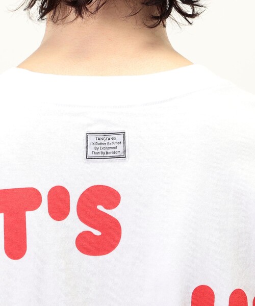 TANGTANG(タンタン)の「TANGTANG SCATTERED T-3124 コットン プルオーバー(Tシャツ/カットソー・レディース・ホワイト系その他・S)」の12枚目の写真