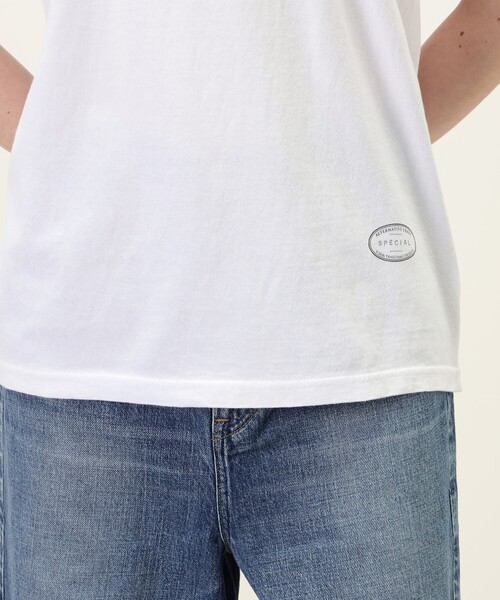 TANGTANG(タンタン)の「TANGTANG SCATTERED T-3124 コットン プルオーバー(Tシャツ/カットソー・レディース・ホワイト系その他・S)」の3枚目の写真