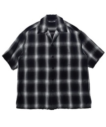 MINEDENIM（マインデニム）の「MINEDENIM (マインデニム)Rayon Dobby Plaid S.S Open Collar SH（シャツ/ブラウス）」