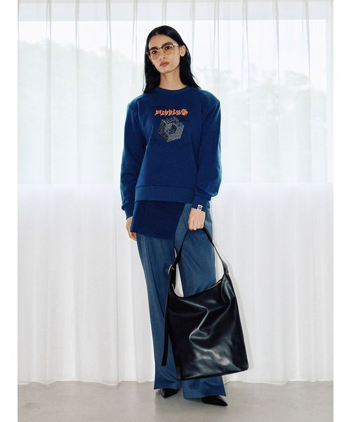 null.（ヌル）の「カバースカートパンツ（その他パンツ・レディース・グレー/ネイビー・M/S）」の4枚目の写真