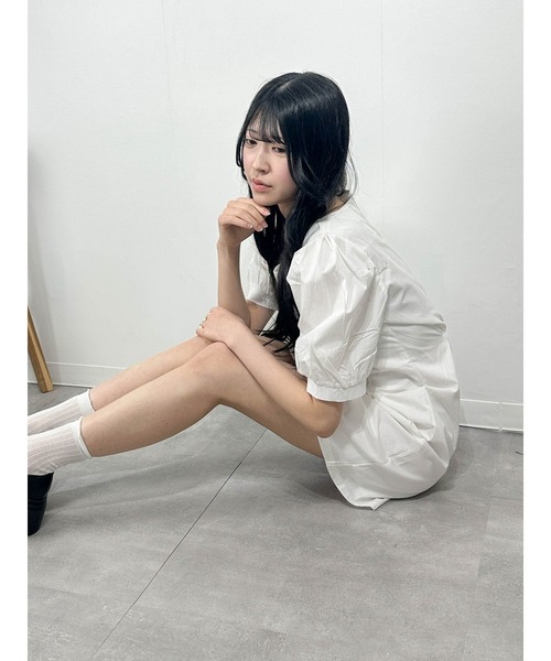 marcydorn(マーシードルン)の「スクエアネックボリューム袖 タイトミニワンピース(ワンピース・レディース・ホワイト・S/M/L)」の15枚目の写真