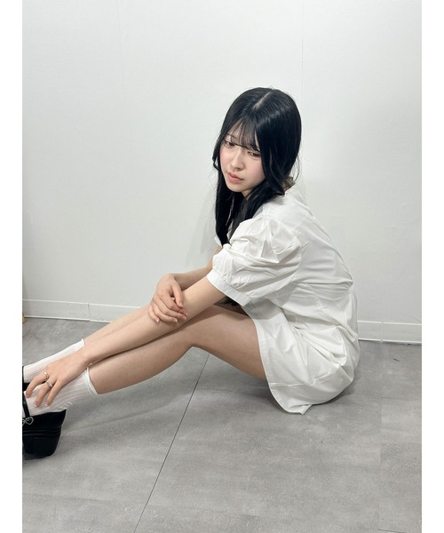 marcydorn(マーシードルン)の「スクエアネックボリューム袖 タイトミニワンピース(ワンピース・レディース・ホワイト・S/M/L)」の16枚目の写真