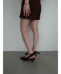 LAGUNAMOON | バックリボンオープントゥパンプス(パンプス)
