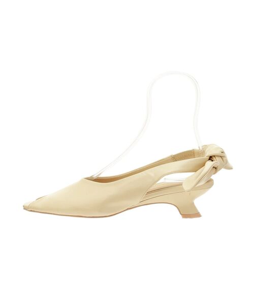 LAGUNAMOON（ラグナムーン）の「バックリボンオープントゥパンプス（パンプス・レディース・イエロー/ブラウン・SMALL/MEDIUM）」の19枚目の写真