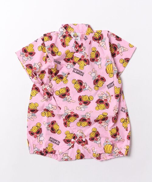 ANGEL MINI 総柄 甚平ロンパース（着物）｜HYSTERIC MINI