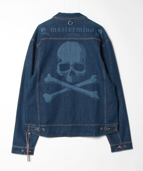 mastermind JAPAN(マスターマインド)の「WATER REPELLENT DENIM TRUCKER JACKET(デニムジャケット・メンズ・インディゴブルー/ブラック・XL)」の5枚目の写真