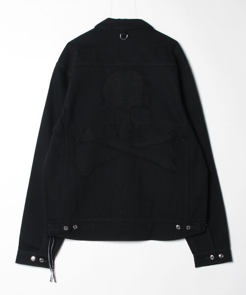 mastermind JAPAN(マスターマインド)の「WATER REPELLENT DENIM TRUCKER JACKET(デニムジャケット・メンズ・インディゴブルー/ブラック・XL)」の4枚目の写真