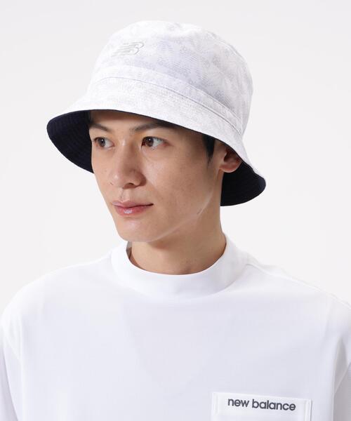 New Balance Golf（ニューバランスゴルフ）の「【new balance golf】リバーシブル バケットハット (UNISEX)（ハット・レディース・ホワイト/ネイビー/ブラック・FREE）」の2枚目の写真