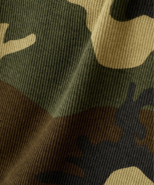 AVIREX（アヴィレックス）の「《WEB限定/DAILY/デイリー/WOMAN》 RIB CAMO S/S CREW NECK T-SHIRT（Tシャツ/カットソー・レディース・グレー系カモフラージュ/グリーン系カモフラージュ・M/S）」の12枚目の写真