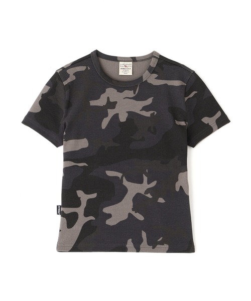 AVIREX（アヴィレックス）の「《WEB限定/DAILY/デイリー/WOMAN》 RIB CAMO S/S CREW NECK T-SHIRT（Tシャツ/カットソー・レディース・グレー系カモフラージュ/グリーン系カモフラージュ・M/S）」の15枚目の写真