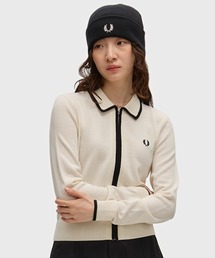 FRED PERRY（フレッドペリー）の「【先行予約受付中】Zip-Through Knitted Shirt／ジップスルーニットシャツ（カーディガン/ボレロ）」