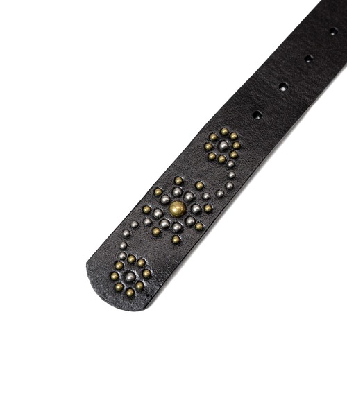 JACKROSE(ジャックローズ)の「TACHIYA 38mm スタッズベルト(ベルト・メンズ・ダークブラウン/ブラック・FREE)」の5枚目の写真