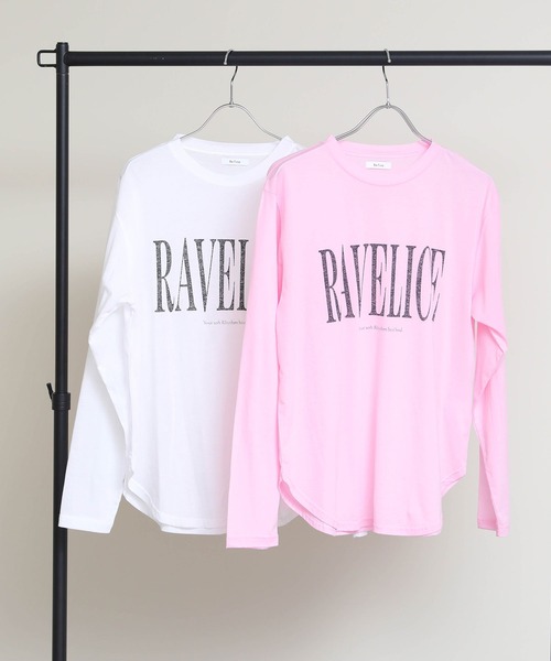 Re Fiina（フィーナ）の「シアーロゴロンＴ（Tシャツ/カットソー・レディース・オフホワイト/ピンク・FREE）」の13枚目の写真