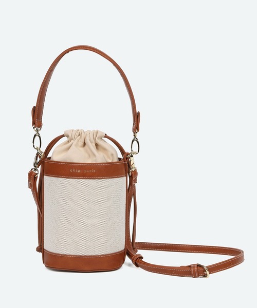 q bag paris(キューバッグパリ)の「miel ミエル バケツ ショルダーバッグ(ショルダーバッグ・レディース・ブラック/ベージュ/ネイビー/ブラウン/オリーブ・FREE)」の17枚目の写真