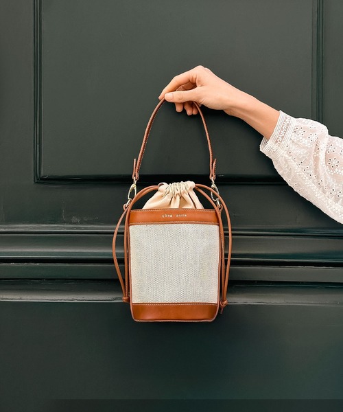 q bag paris(キューバッグパリ)の「miel ミエル バケツ ショルダーバッグ(ショルダーバッグ・レディース・ブラック/ベージュ/ネイビー/ブラウン/オリーブ・FREE)」の11枚目の写真