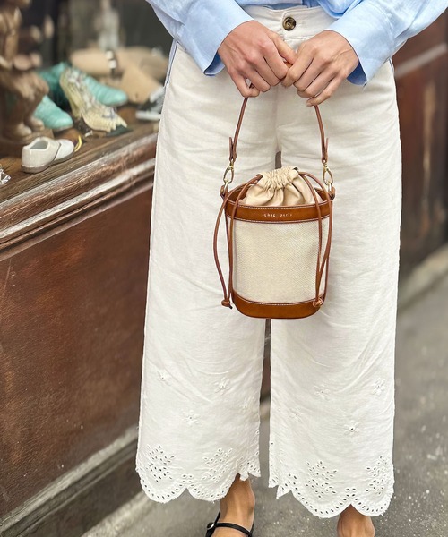q bag paris(キューバッグパリ)の「miel ミエル バケツ ショルダーバッグ(ショルダーバッグ・レディース・ブラック/ベージュ/ネイビー/ブラウン/オリーブ・FREE)」の14枚目の写真