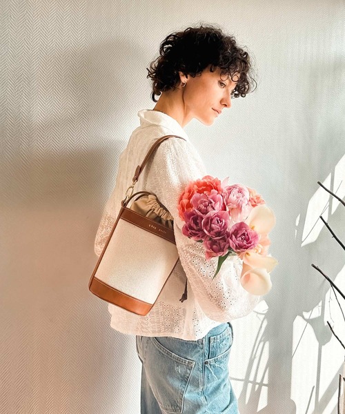 q bag paris(キューバッグパリ)の「miel ミエル バケツ ショルダーバッグ(ショルダーバッグ・レディース・ブラック/ベージュ/ネイビー/ブラウン/オリーブ・FREE)」の13枚目の写真