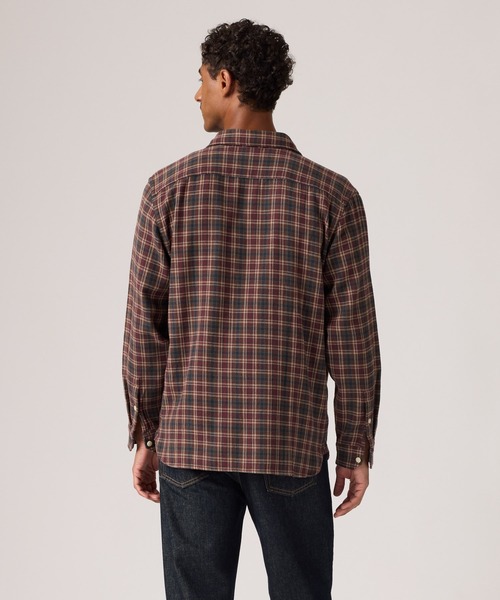 Levi's(リーバイス)の「Levi's/リーバイス ジャクソン ワーカー オーバーシャツ(シャツ/ブラウス・メンズ・レッド・XL/L/M/S)」の3枚目の写真