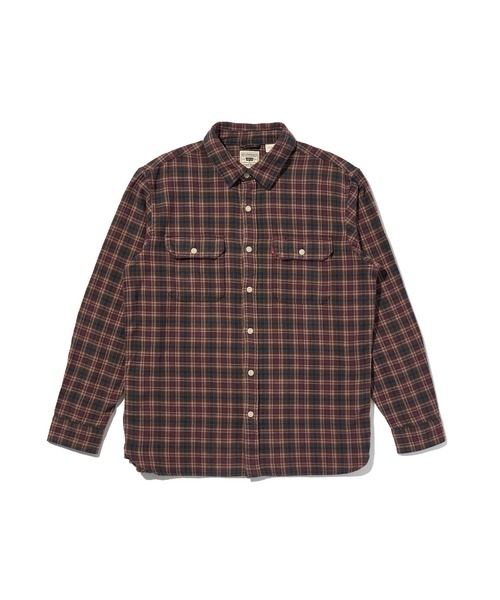 Levi's(リーバイス)の「Levi's/リーバイス ジャクソン ワーカー オーバーシャツ(シャツ/ブラウス・メンズ・レッド・XL/L/M/S)」の4枚目の写真