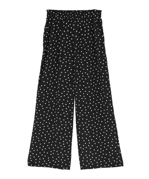 Tiara(ティアラ)の「ドットイージーパンツ(セットアップ可)(その他パンツ・レディース・ホワイト/ブラック・2/3)」の11枚目の写真