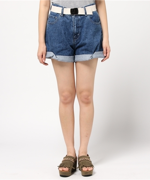 Regalect(リガレクト)の「Solid Bermuda(デニムパンツ・レディース・サックスブルー/ブルー・FREE)」の12枚目の写真