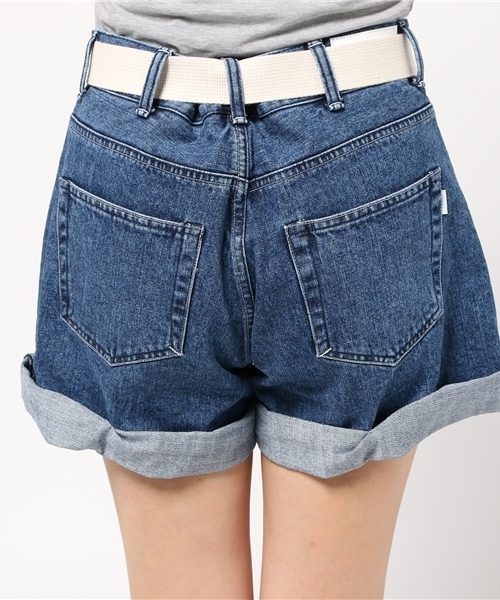 Regalect(リガレクト)の「Solid Bermuda(デニムパンツ・レディース・サックスブルー/ブルー・FREE)」の16枚目の写真