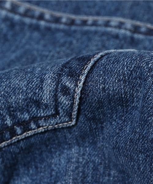 Regalect(リガレクト)の「Solid Bermuda(デニムパンツ・レディース・サックスブルー/ブルー・FREE)」の4枚目の写真