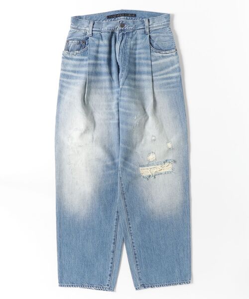my beautiful landlet(マイビューティフルランドレット)の「【my beautiful landlet】12.5oz DENIM 5-POCKET PANTS - used(デニムパンツ・メンズ・インディゴブルー・0/1/2)」の9枚目の写真