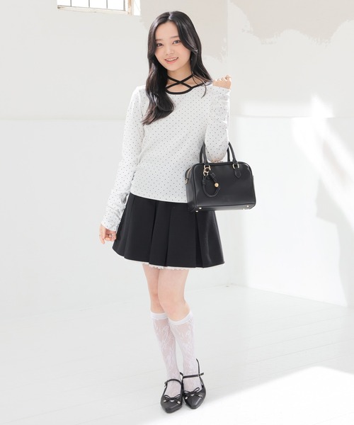 Honeys(ハニーズ)の「ホルター付トップス(Tシャツ/カットソー・レディース・ピンク系その他2/ホワイト系その他2/ブラック系その他2/グレー系その他2・L/S/M)」の5枚目の写真