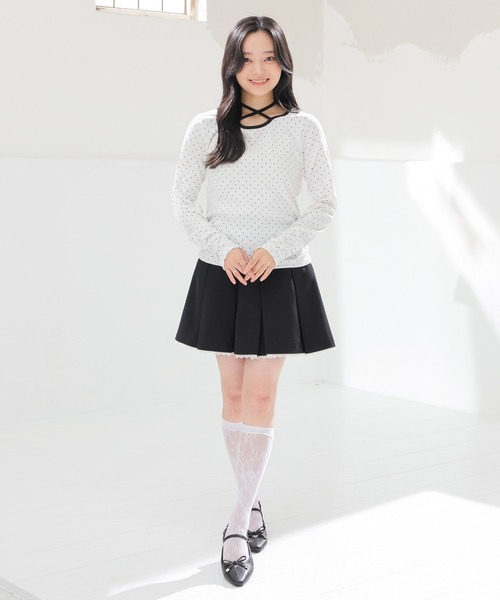 Honeys(ハニーズ)の「ホルター付トップス(Tシャツ/カットソー・レディース・ピンク系その他2/ホワイト系その他2/ブラック系その他2/グレー系その他2・L/S/M)」の6枚目の写真