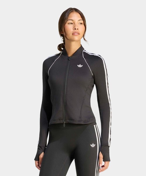 adidas by Stella McCartney(アディダスバイステラマッカートニー)の「アディダス オリジナルス スポーツ SST ミッドレイヤー シャツ / アディダス adidas(ジャージ・レディース・ブラック・SMALL/MEDIUM/LARGE/X-LARGE/XX-LARGE/X-SMALL)」の8枚目の写真