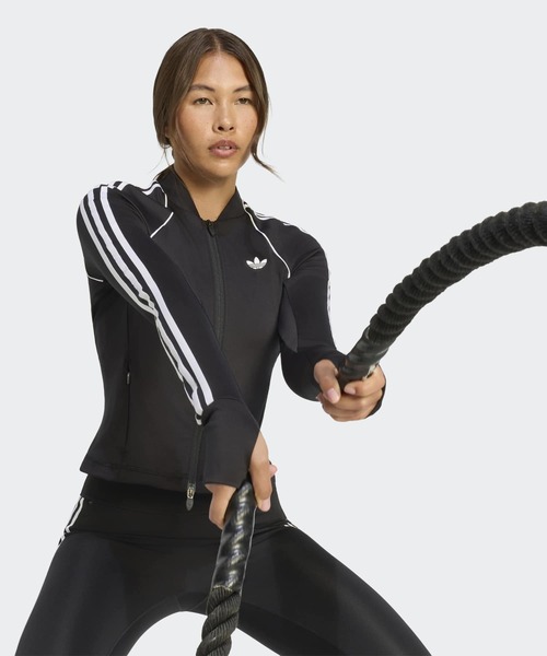 adidas by Stella McCartney(アディダスバイステラマッカートニー)の「アディダス オリジナルス スポーツ SST ミッドレイヤー シャツ / アディダス adidas(ジャージ・レディース・ブラック・SMALL/MEDIUM/LARGE/X-LARGE/XX-LARGE/X-SMALL)」の10枚目の写真