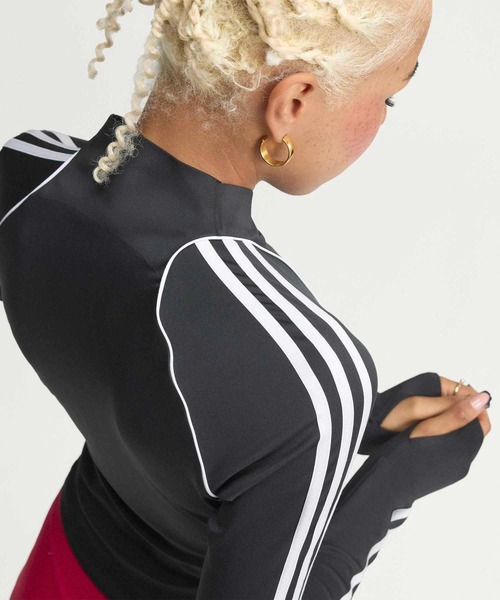 adidas by Stella McCartney(アディダスバイステラマッカートニー)の「アディダス オリジナルス スポーツ SST ミッドレイヤー シャツ / アディダス adidas(ジャージ・レディース・ブラック・SMALL/MEDIUM/LARGE/X-LARGE/XX-LARGE/X-SMALL)」の7枚目の写真